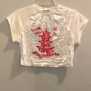 Shein Take Out Crop Top